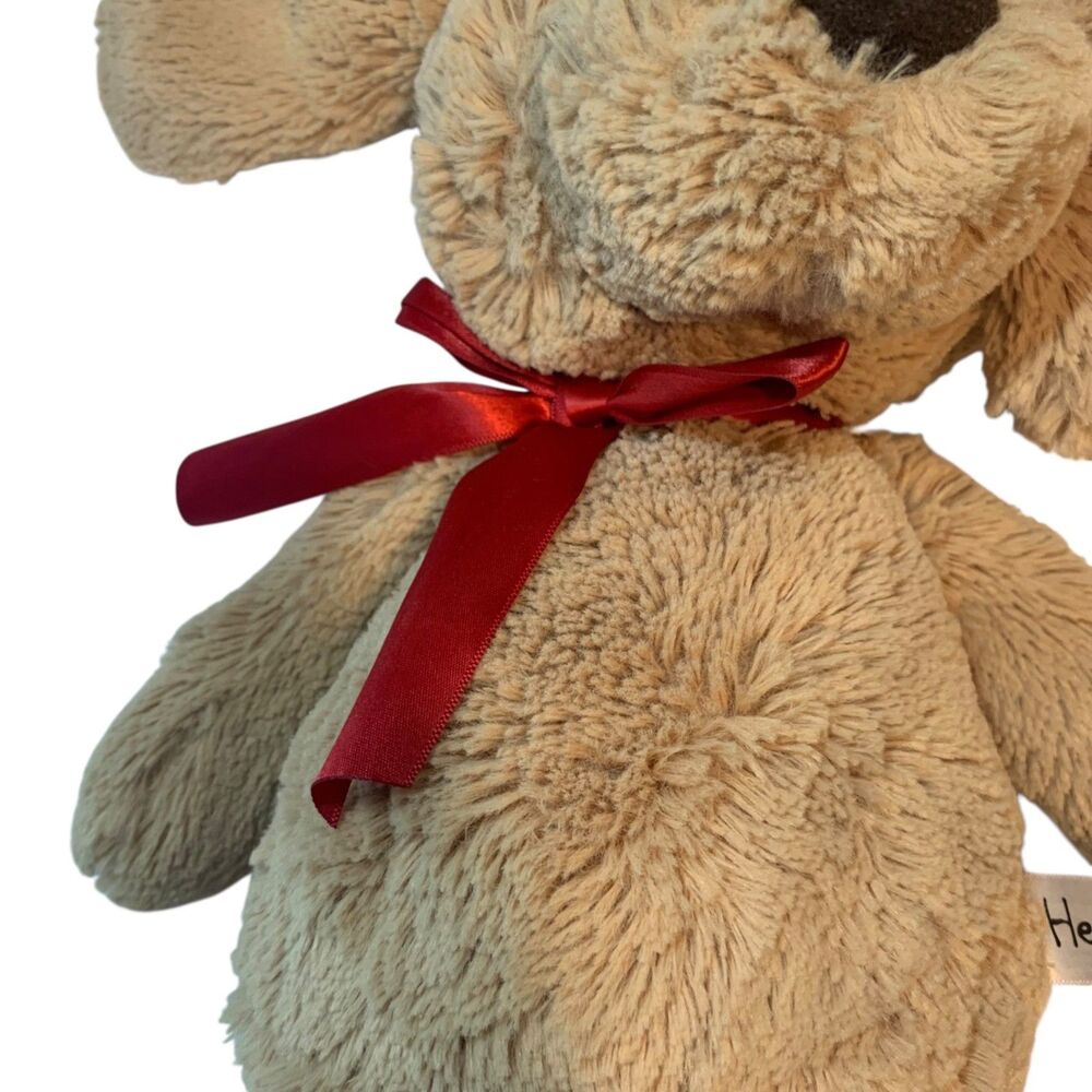 Henery Aurora World Puppy Dog Red Bow Plush 14 inch Soft - Picture 6 of 8